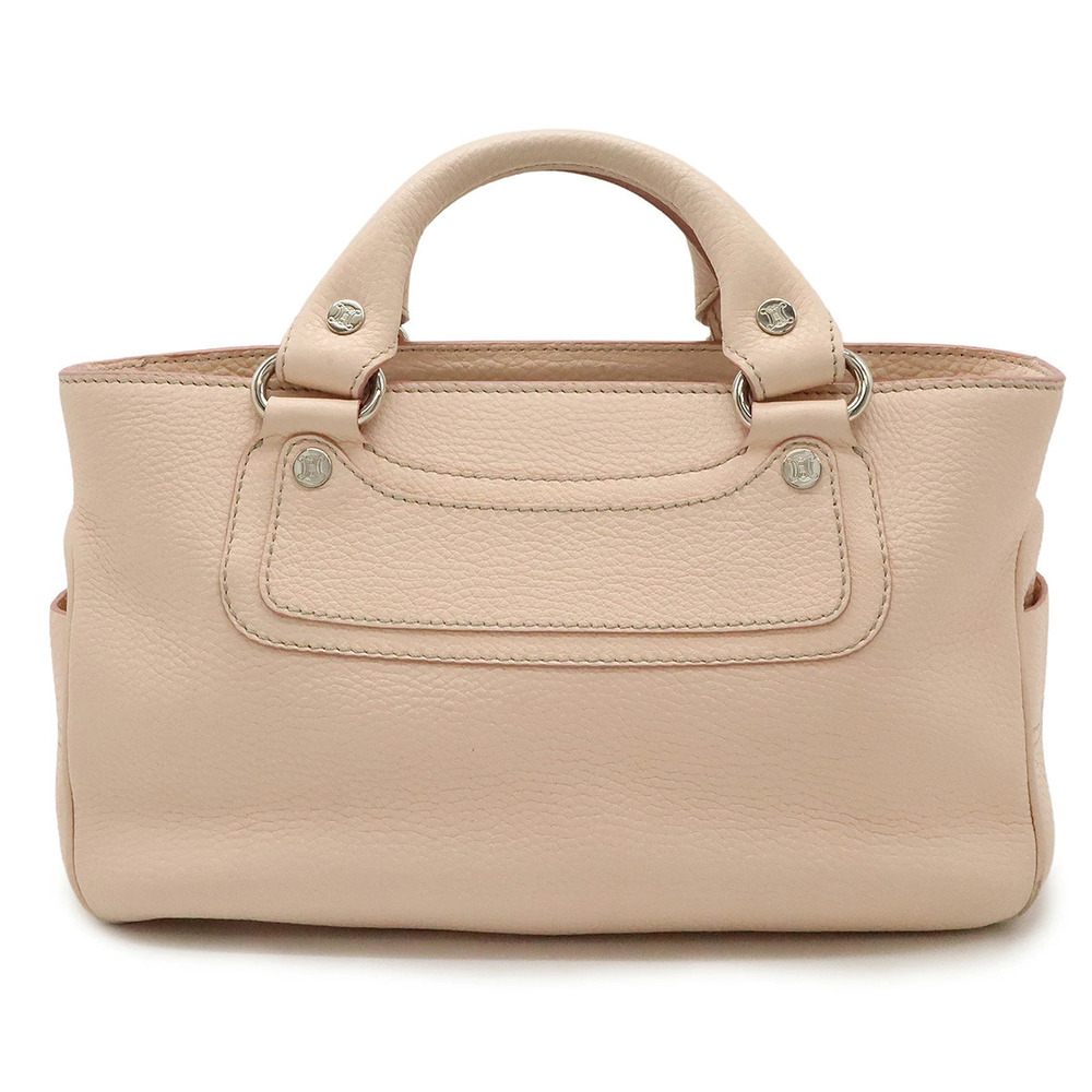 Celine Boogie Bag Handbag Tote Leather Pink